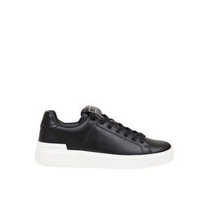 Balmain B Court Sneakers In Black Calfskin - NWT